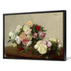 Henri Fantin-Latour,Roses in a Bowl and Dish, 1885,large wall art,framed wall art,canvas wall art,large canvas,M4081
