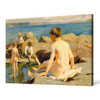 Harold Harvey,On the Rocks Near Newlyn,large wall art,framed wall art,canvas wall art,large canvas,M4040