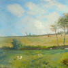 Jean-François Millet,Pasture near Cherbourg,Normandy,1871-1872,art prints,Vintage art,canvas wall art,famous art prints,q1150