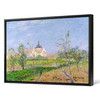 Gustave Loiseau,The Church at Vaudreuil,large wall art,framed wall art,canvas wall art,large canvas,M4025