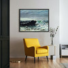 Gustave Courbet,The Wave,large wall art,framed wall art,canvas wall art,large canvas,M4007