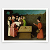 Hieronymus Bosch,The Conjurer,art prints,Vintage art,canvas wall art,famous art prints,q1117