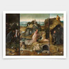 Hieronymus Bosch,Hermit Saints Triptych,art prints,Vintage art,canvas wall art,famous art prints,q1116