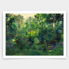 Thorvald Erichsen,Wooded Landscape,Green forest art, tropical rain forest,art prints,Vintage art,canvas wall art,famous art prints,V5053