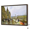 Georges Stein,Flower Sellers by the Seine,large wall art,framed wall art,canvas wall art,large canvas,M3919