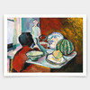 Henri Matisse,Dishes and Melon,Assiettes et melon,1906,art prints,Vintage art,canvas wall art,famous art prints,q1078