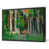 George Wesley Bellows,through The Trees, Monhegan Island, Maine,large wall art,framed wall art,canvas wall art,large canvas,M3911