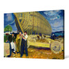 George Wesley Bellows,Builders of Ships, 1916,large wall art,framed wall art,canvas wall art,large canvas,M3906