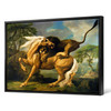 George Stubbs,A Lion Attacking a Horse ,large wall art,framed wall art,canvas wall art,large canvas,M3889