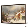 George Henry Durrie,Old Mill in Winter,large wall art,framed wall art,canvas wall art,large canvas,M3874