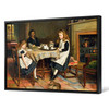 George Goodwin Kilburne,There is no Fireside,large wall art,framed wall art,canvas wall art,large canvas,M3873