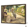 George Goodwin Kilburne,In The Garden,large wall art,framed wall art,canvas wall art,large canvas,M3871