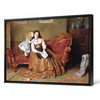 George Goodwin Kilburne,A Mother's Darling,large wall art,framed wall art,canvas wall art,large canvas,M3869
