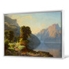 George Caleb Bingham ,A View of a Lake in the Mountains,large wall art,framed wall art,canvas wall art,large canvas,M3851