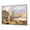 Frederick Mackenzie,Cambridge Market Place, 1841,large wall art,framed wall art,canvas wall art,large canvas,M3819