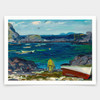 George Bellows,The Harbor, Monhegan Coast, Maine,1913,art prints,Vintage art,canvas wall art,famous art prints,q1029
