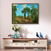Frederic Bazille,Landscape by the Lez River, 1870,large wall art,framed wall art,canvas wall art,large canvas,M3794