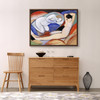 Franz Marc,Two Reclining Nudes,large wall art,framed wall art,canvas wall art,large canvas,M3790