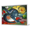 Franz Marc,Two Cats, Blue and Yellow,large wall art,framed wall art,canvas wall art,large canvas,M3789