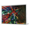 Franz Marc,Animal Destinies, The Trees Showed Their Rings, the Animals Their Veins,large wall art,framed wall art,canvas wall art,M3781