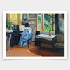 Felix Vallotton,The lady at the piano, Varangéville 1904,art prints,Vintage art,canvas wall art,famous art prints,q999