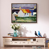 Francis Campbell Boileau Cadell,Iona Croft,small island house,large wall art,framed wall art,canvas wall art,large canvas,M3744