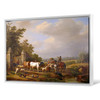 Eugène Joseph Verboeckhoven,Leaving for the Market,large wall art,framed wall art,canvas wall art,large canvas,M3695