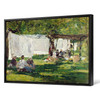 Eugene Louis Boudin,The Laundry at Collise St Simeon ,large wall art,framed wall art,canvas wall art,large canvas,M3694
