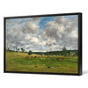 Eugene Louis Boudin,Landscape Fervaques,Pasture scenery,large wall art,framed wall art,canvas wall art,large canvas,M3691