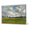 Eugene Louis Boudin,Landscape Fervaques,Pasture scenery,large wall art,framed wall art,canvas wall art,large canvas,M3691