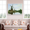 Eugene Louis Boudin,Dutch Windmills,large wall art,framed wall art,canvas wall art,large canvas,M3689