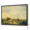 Eugene Joseph Verboeckhoven,Herdsman and Herd,large wall art,framed wall art,canvas wall art,large canvas,M3686