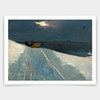 Winslow Homer,sleigh Ride,art prints,Vintage art,canvas wall art,famous art prints,V5196