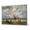 Eugene Boudin,Honfleur seascape,large wall art,framed wall art,canvas wall art,large canvas,M3667