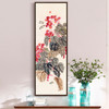 Qi Baishi,Autumn Begonia flower,Chinese painting,Vertical Narrow Art,large wall art,framed wall art,canvas wall art,M579