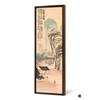 Qi Baishi,A house under a cliff,Chinese painting,Vertical Narrow Art,large wall art,framed wall art,canvas wall art,M577