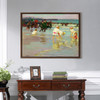 Edward Potthast,Sunday on the Beach, Beach Scene,large wall art,framed wall art,canvas wall art,large canvas,M3600