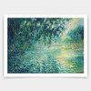 Claude Monet,Morning on the Seine,art prints,Vintage art,canvas wall art,famous art prints,q866