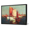 Edgar Payne,French Fishing Boats Off the Coast,large wall art,framed wall art,canvas wall art,large canvas,M3537