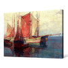 Edgar Payne,Fishing Boats,large wall art,framed wall art,canvas wall art,large canvas,M3536