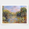 Auguste Renoir,Lakeside Landscape,art prints,Vintage art,canvas wall art,famous art prints,q789