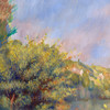 Auguste Renoir,Lakeside Landscape,art prints,Vintage art,canvas wall art,famous art prints,q789