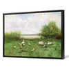 David Adolph Constant Artz,Ducks And Ducklings,large wall art,framed wall art,canvas wall art,large canvas,M3507