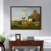 Constant Troyon,cattle And Sheep In A Landscape,large wall art,framed wall art,canvas wall art,large canvas,M3499