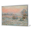 Claude Monet,Winter Sun at Lavacourt,large wall art,framed wall art,canvas wall art,large canvas,M3492