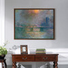 Claude Monet,The Thames with Charing Cross Bridge,large wall art,framed wall art,canvas wall art,large canvas,M3479
