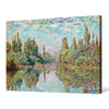 Claude Monet,The Seine at Vetheuil,large wall art,framed wall art,canvas wall art,large canvas,M3476