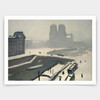 Albert Marquet,Notre Dame Cathedral in Winter 1908,art prints,Vintage art,canvas wall art,famous art prints,q730