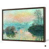 Claude Monet,Sunset on the Seine at Lavacourt, Winter,large wall art,framed wall art,canvas wall art,large canvas,M3448