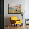 Claude Monet,Cliff at Varengeville,large wall art,framed wall art,canvas wall art,large canvas,M3390